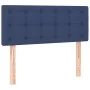 Box spring bed with blue fabric mattress 120x200 cm by , Beds and slatted bases - Ref: Foro24-3140927, Price: 386,15 €, Disco...