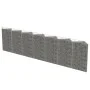 Steel gabion wall 450x30x100 cm by vidaXL, fence panels - Ref: Foro24-143571, Price: 191,31 €, Discount: %