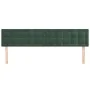 Headboards 2 units of dark green velvet 80x5x78/88 cm by , Headboards and footboards - Ref: Foro24-346493, Price: 68,18 €, Di...
