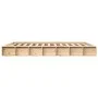 Solid wood bed frame 120x200 cm by , Beds and slatted bases - Ref: Foro24-820681, Price: 112,03 €, Discount: %
