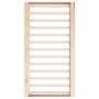 Small solid wood double bed frame 120x190 cm by , Beds and slatted bases - Ref: Foro24-820706, Price: 121,01 €, Discount: %