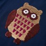 Camiseta infantil de manga larga azul marino 128 de , Camisetas para niños - Ref: Foro24-13802, Precio: 9,00 €, Descuento: %