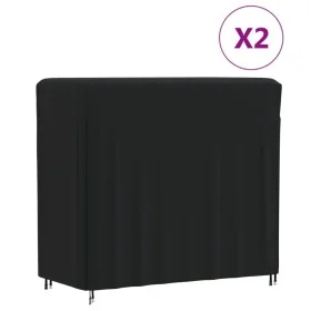 Cubiertas para leñeros 2 uds tela Oxford 420D 122x61x106 cm de , Fundas para muebles de jardín - Ref: Foro24-3203387, Precio:...