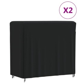 Woodshed covers 2 pcs 420D Oxford fabric 122x61x106 cm by , Garden furniture covers - Ref: Foro24-3203387, Price: 51,65 €, Di...