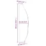 Cubierta sombrilla jardín 2 uds tela Oxford 420D 280x30/81/45cm de , Fundas para muebles de jardín - Ref: Foro24-3203398, Pre...