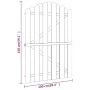 Zauntor aus imprägniertem Kiefernholz, 100 x 150 cm von vidaXL, Gartentore - Ref: Foro24-45329, Preis: 71,04 €, Rabatt: %