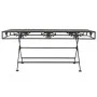 Folding vintage-style black metal coffee table 100x50x45 cm by vidaXL, Coffee table - Ref: Foro24-245927, Price: 100,14 €, Di...