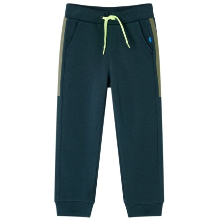 Moosgrüne Kinder-Jogginghose mit Kordelzug 116 von , Kinderhosen - Ref: Foro24-13421, Preis: 10,33 €, Rabatt: %