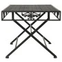 Folding vintage-style black metal coffee table 100x50x45 cm by vidaXL, Coffee table - Ref: Foro24-245927, Price: 100,14 €, Di...