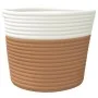 Storage baskets 2 pcs brown and white cotton Ø24x18 cm by , Baskets - Ref: Foro24-358454, Price: 17,17 €, Discount: %