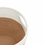 Storage baskets 2 pcs brown and white cotton Ø24x18 cm by , Baskets - Ref: Foro24-358454, Price: 18,27 €, Discount: %