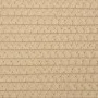 Cesta para ropa sucia algodón beige y blanco Ø60x36 cm de , Cestas para ropa - Ref: Foro24-358475, Precio: 34,46 €, Descuento: %