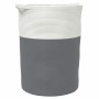 Gray and white cotton storage basket Ø49x65 cm by , Baskets - Ref: Foro24-358494, Price: 52,97 €, Discount: %