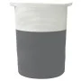 Cesta de almacenaje algodón gris y blanco Ø49x65 cm de , Cestas - Ref: Foro24-358494, Precio: 52,27 €, Descuento: %
