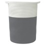 Grau-weißer Aufbewahrungskorb aus Baumwolle, Ø49x65 cm von , Körbe - Ref: Foro24-358494, Preis: 52,97 €, Rabatt: %