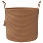 Brauner Aufbewahrungskorb aus Baumwolle Ø40x35 cm von , Körbe - Ref: Foro24-358496, Preis: 34,40 €, Rabatt: %