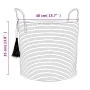 Brown cotton storage basket Ø40x35 cm by , Baskets - Ref: Foro24-358496, Price: 33,24 €, Discount: %