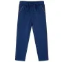 Children's pants with navy blue drawstring 104 by , kids pants - Ref: Foro24-13545, Price: 10,77 €, Discount: %