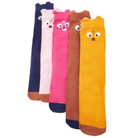 Calcetines para niños 5 pares con diseño de animal