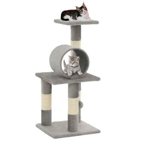 Katzenkratzbaum mit Sisalstamm 65 cm grau von vidaXL, Katzenmöbel - Ref: Foro24-170596, Preis: 36,07 €, Rabatt: %