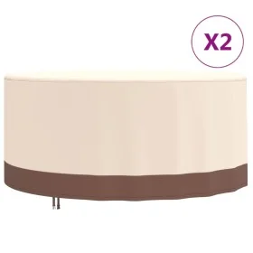 Gartenmöbelbezüge 2 Stück 600D Oxford-Stoff Ø 183x71 cm von , Abdeckungen für Gartenmöbel - Ref: Foro24-3203364, Preis: 86,76...