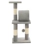 Katzenkratzbaum mit Sisalstamm 65 cm grau von vidaXL, Katzenmöbel - Ref: Foro24-170596, Preis: 36,07 €, Rabatt: %