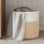 Brown and white cotton storage basket Ø40x35 cm by , Baskets - Ref: Foro24-358468, Price: 31,01 €, Discount: %
