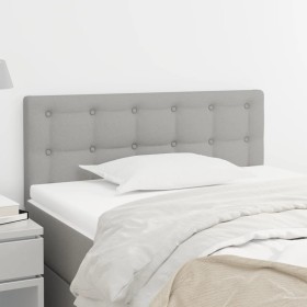 Kopfteil aus hellgrauem Stoff, 80 x 5 x 78/88 cm von , Kopf- und Fußteile - Ref: Foro24-346396, Preis: 39,02 €, Rabatt: %