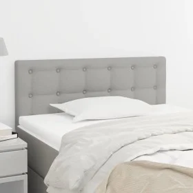 Light gray fabric headboard 80x5x78/88 cm by , Headboards and footboards - Ref: Foro24-346396, Price: 32,83 €, Discount: %