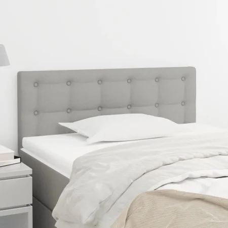 Cabecero de tela gris claro 80x5x78/88 cm de , Cabeceros y pies de cama - Ref: Foro24-346396, Precio: 32,83 €, Descuento: %