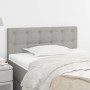 Kopfteil aus hellgrauem Stoff, 80 x 5 x 78/88 cm von , Kopf- und Fußteile - Ref: Foro24-346396, Preis: 39,02 €, Rabatt: %