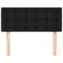 Kopfteil aus schwarzem Stoff, 100 x 5 x 78/88 cm von , Kopf- und Fußteile - Ref: Foro24-346438, Preis: 34,40 €, Rabatt: %