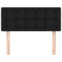 Kopfteil aus schwarzem Stoff, 100 x 5 x 78/88 cm von , Kopf- und Fußteile - Ref: Foro24-346438, Preis: 33,81 €, Rabatt: %