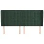 Kopfteil mit dunkelgrünen Samtohren 163x23x118/128cm von , Kopf- und Fußteile - Ref: Foro24-3118447, Preis: 145,47 €, Rabatt: %
