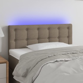 Kopfteil mit LED aus taupegrauem Stoff 80x5x78/88 cm von , Kopf- und Fußteile - Ref: Foro24-3122024, Preis: 40,87 €, Rabatt: %
