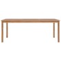 Gartentisch aus massivem Teakholz, 200 x 100 x 77 cm von vidaXL, Gartentische - Ref: Foro24-44998, Preis: 332,76 €, Rabatt: %