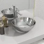 Lavabo de cerámica plateado 28x10 cm de vidaXL, Lavabos - Ref: Foro24-143489, Precio: 48,28 €, Descuento: %