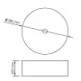 Silberne Keramikspüle 28x10 cm von vidaXL, Sinkt - Ref: Foro24-143489, Preis: 48,28 €, Rabatt: %