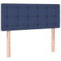 Cama box spring con colchón tela azul 120x200 cm de , Camas y somieres - Ref: Foro24-3140367, Precio: 384,45 €, Descuento: %
