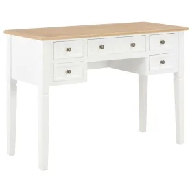 Weißer Holzschreibtisch 109,5 x 45 x 77,5 cm von vidaXL, Schreibtische - Ref: Foro24-280069, Preis: 237,16 €, Rabatt: %