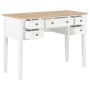 Weißer Holzschreibtisch 109,5 x 45 x 77,5 cm von vidaXL, Schreibtische - Ref: Foro24-280069, Preis: 241,38 €, Rabatt: %