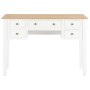 Weißer Holzschreibtisch 109,5 x 45 x 77,5 cm von vidaXL, Schreibtische - Ref: Foro24-280069, Preis: 241,38 €, Rabatt: %