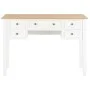 White wooden desk 109.5x45x77.5 cm by vidaXL, Desks - Ref: Foro24-280069, Price: 237,16 €, Discount: %