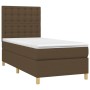 Boxspringbett mit dunkelbrauner Stoffmatratze 80x200 cm von , Betten und Lattenroste - Ref: Foro24-3142612, Preis: 321,52 €, ...
