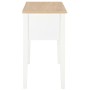 Weißer Holzschreibtisch 109,5 x 45 x 77,5 cm von vidaXL, Schreibtische - Ref: Foro24-280069, Preis: 241,38 €, Rabatt: %