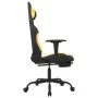 Gaming chair with black and yellow fabric footrest by , Gaming chairs - Ref: Foro24-3143726, Price: 117,84 €, Discount: %