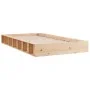 Kleines Doppelbettgestell aus Massivholz 135x190 cm von , Betten und Lattenroste - Ref: Foro24-820711, Preis: 92,66 €, Rabatt: %
