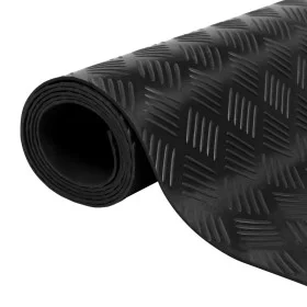 Non-slip rubber mat with grooved plate 2x1 m by , Floors and carpets - Ref: Foro24-141168, Price: 59,41 €, Discount: %