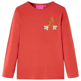 Langarm-Kinder-T-Shirt tan-red 92 von , Kinder-T-Shirts - Ref: Foro24-13519, Preis: 8,59 €, Rabatt: %