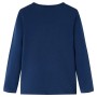 Camiseta infantil de manga larga azul marino 116 de , Camisetas para niños - Ref: Foro24-13801, Precio: 9,00 €